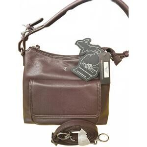 NEW JENNA KATOR women's u.p. handbag in plum